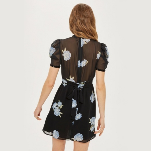 top shop navy dress - Picture 3 of 4